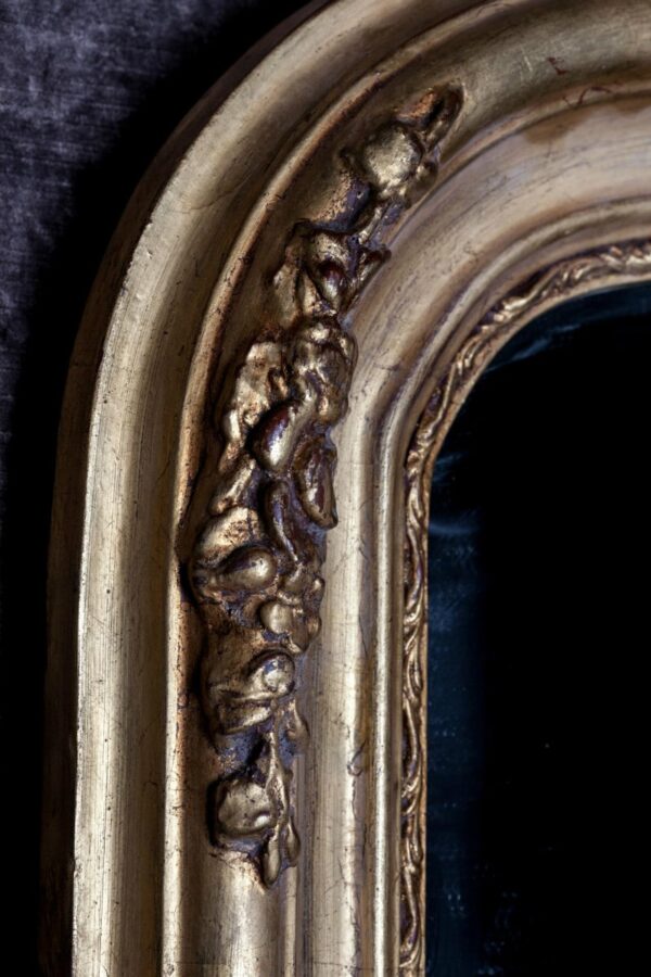 Ref. 1301 - Miroir Louis XV doré - Gaillard (105x180) - Image 3