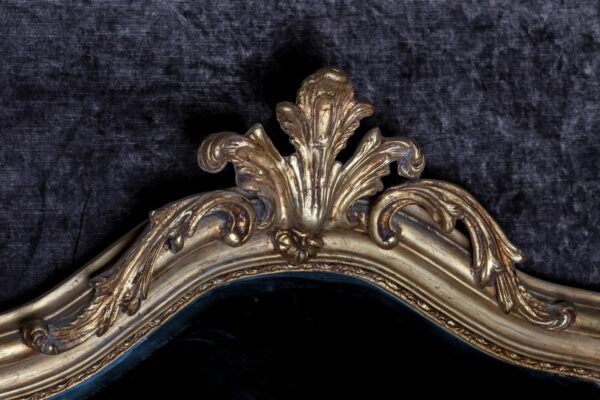 Ref. 1301 - Miroir Louis XV doré - Gaillard (105x180) - Image 6