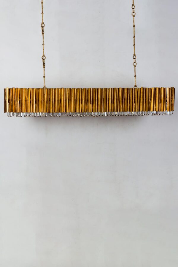 Ref. 1970 - Rectangular chandelier Carlson (170x30x24)