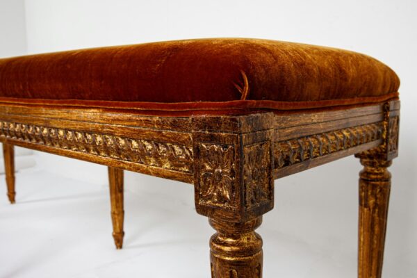 Ref. 2205 - Ottoman Souky - Orange (140x41x52) - Image 3