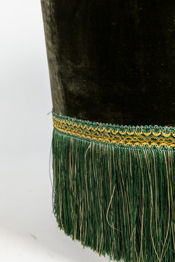 Ref. 2234 - Stool Fringe Green Ø 45 x 48.5 cm - Image 2