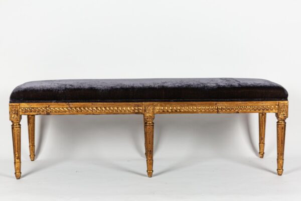 Ref. 2320 - Ottoman Souky - Dark  with violet whiffs  (140x41x52) - Image 2