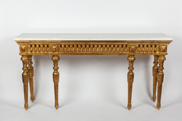 Ref. 2310WH- Console Aiden - Marbre Carrara 182 x 41 x 93 - Image 2