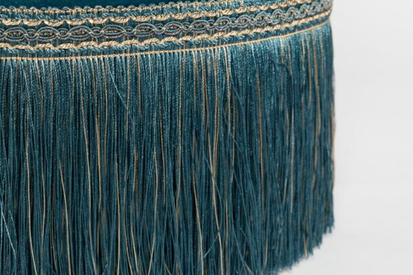 Ref. 2356 - Stool fringe bleu - Image 3