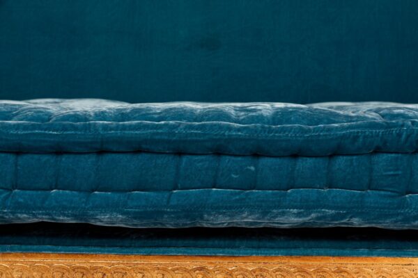 Ref. 2235 - Daybed Adrienne - Velours en soie - Bleu - Image 5