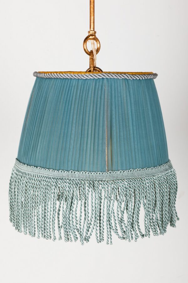 Ref. 2366 - Tassel shade lamp bleue - Image 3