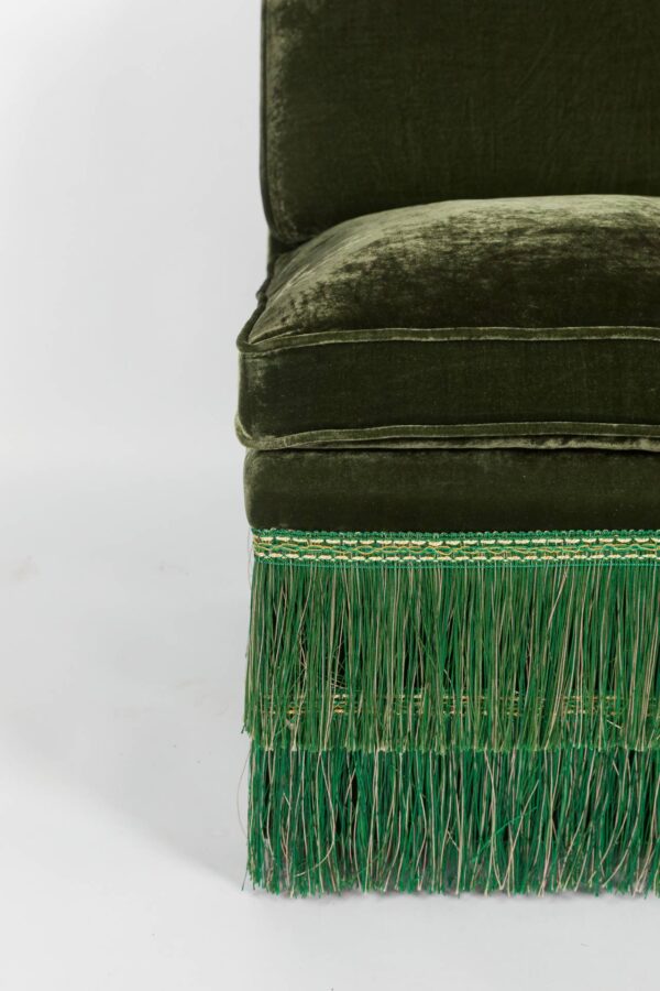 Ref. 2368 - Modular Sofa Ruby - Central - Green Silk Velvet - Image 3